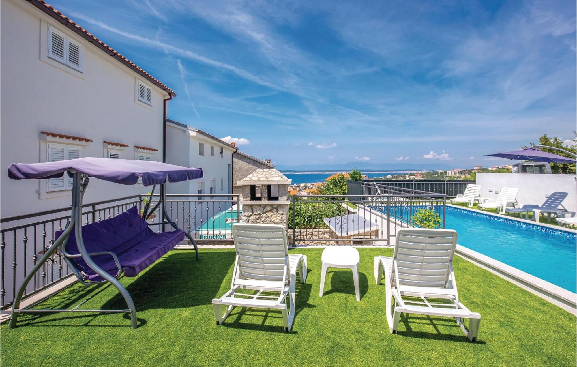 Nice Apartment In Crikvenica With Wifi Экстерьер фото